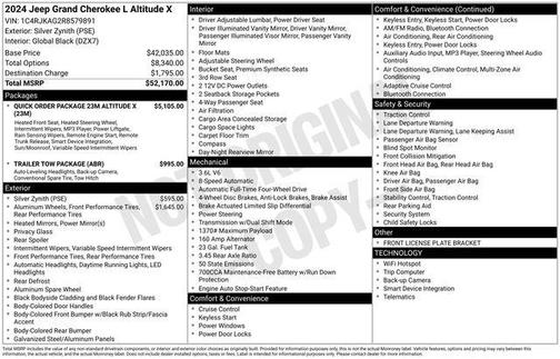 2024 Jeep Grand Cherokee L Altitude