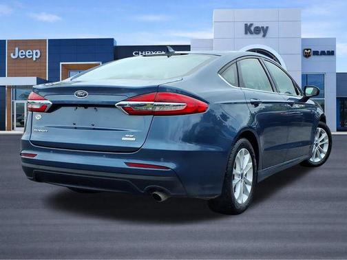 Blue Metallic 2019 Ford Fusion SE