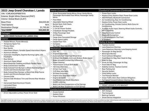 2023 Jeep Grand Cherokee L Laredo