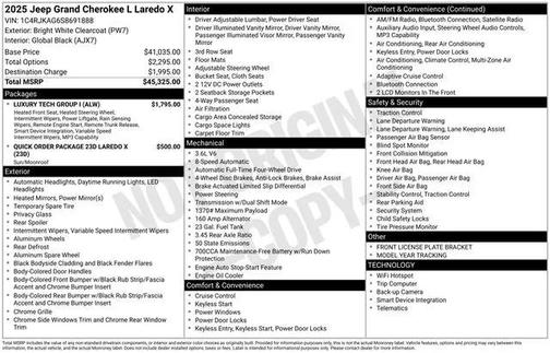 2025 Jeep Grand Cherokee L Laredo