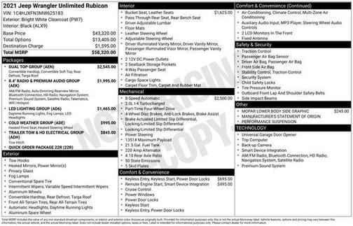 2021 Jeep Wrangler Unlimited Rubicon