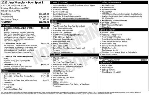 2025 Jeep Wrangler Sport S