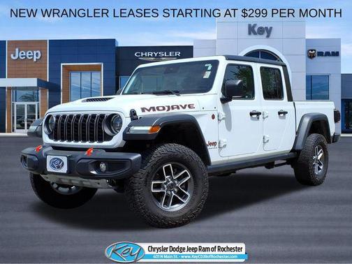 Bright White Clearcoat 2024 Jeep Gladiator Mojave