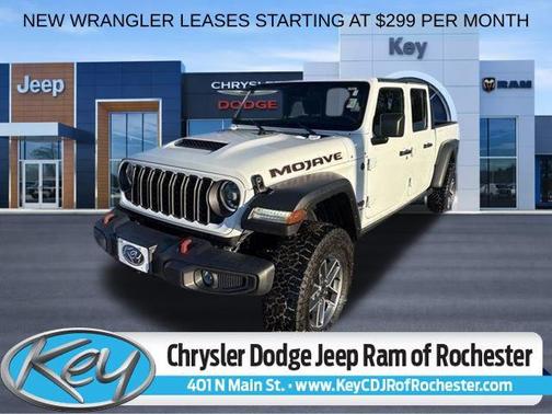 Bright White Clearcoat 2024 Jeep Gladiator Mojave