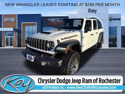Bright White Clearcoat 2024 Jeep Gladiator Mojave