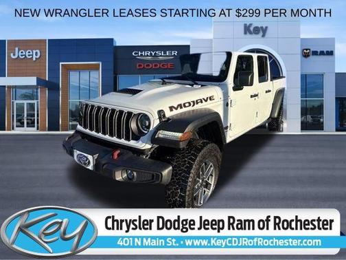 Bright White Clearcoat 2024 Jeep Gladiator Mojave