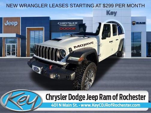 Bright White Clearcoat 2024 Jeep Gladiator Mojave