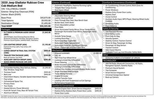 2020 Jeep Gladiator Rubicon