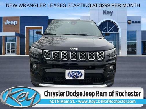 Diamond Black Crystal Pearlcoat 2025 Jeep Compass Limited