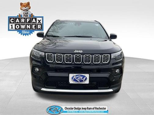 Diamond Black Crystal Pearlcoat 2025 Jeep Compass Limited