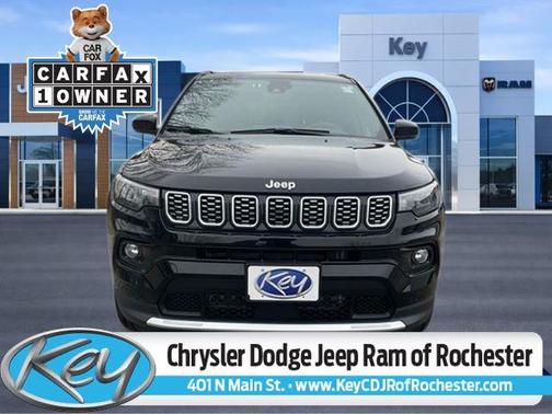 Diamond Black Crystal Pearlcoat 2025 Jeep Compass Limited