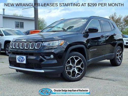 Diamond Black Crystal Pearlcoat 2025 Jeep Compass Limited