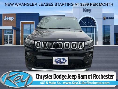 Diamond Black Crystal Pearlcoat 2025 Jeep Compass Limited