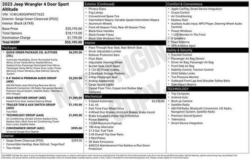 2023 Jeep Wrangler Sport