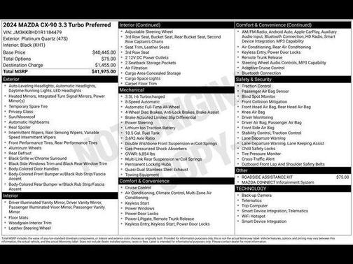 2024 Mazda CX-90 3.3 Turbo Preferred
