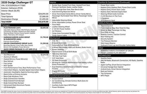 2020 Dodge Challenger GT