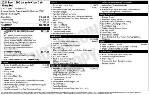 2021 RAM 1500 Laramie