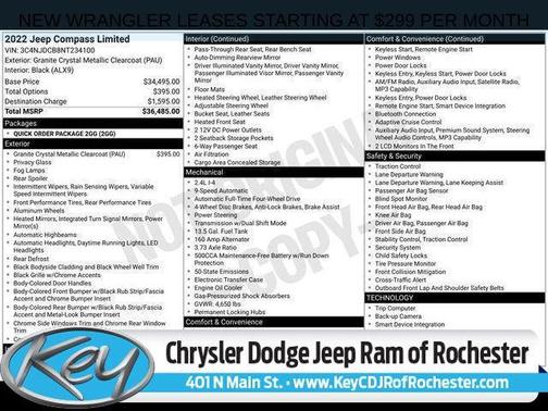Granite Crystal Metallic Clearcoat 2022 Jeep Compass Limited