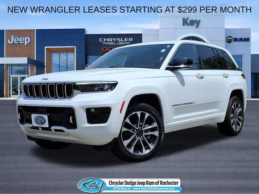 Bright White Clearcoat 2022 Jeep Grand Cherokee Overland