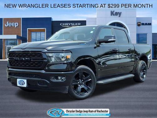 Diamond Black Crystal Pearlcoat 2022 RAM 1500 Big Horn/Lone Star