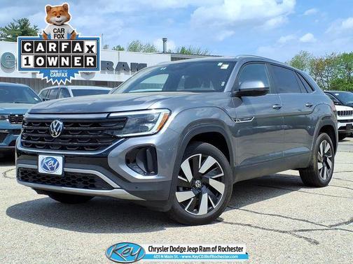 Gray 2024 Volkswagen Atlas Cross Sport 2.0T SE w/Technology 4MOTION