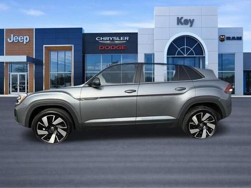 Gray 2024 Volkswagen Atlas Cross Sport 2.0T SE w/Technology 4MOTION