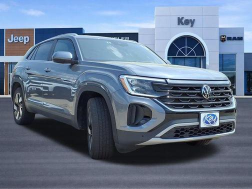Gray 2024 Volkswagen Atlas Cross Sport 2.0T SE w/Technology 4MOTION