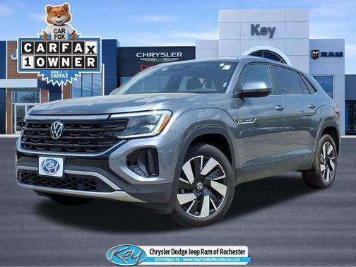 Gray 2024 Volkswagen Atlas Cross Sport 2.0T SE w/Technology 4MOTION