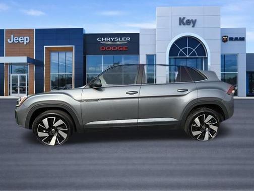Gray 2024 Volkswagen Atlas Cross Sport 2.0T SE w/Technology 4MOTION