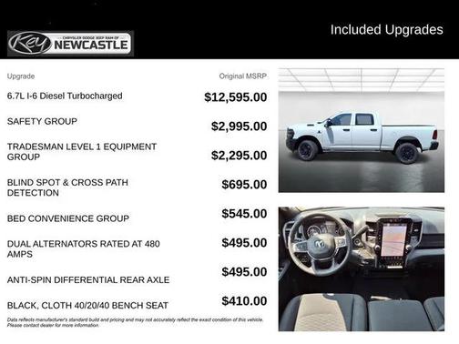 2025 RAM 2500 Tradesman Crew Cab 4x4 6'4' Box