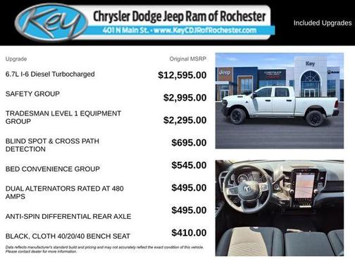 2025 RAM 2500 Tradesman Crew Cab 4x4 6'4' Box