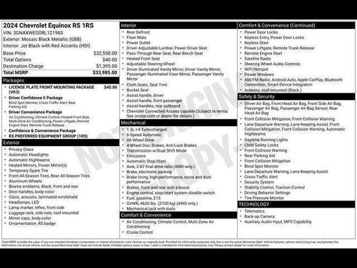 2024 Chevrolet Equinox AWD RS