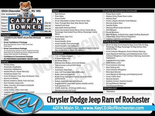 2024 Chevrolet Equinox AWD RS