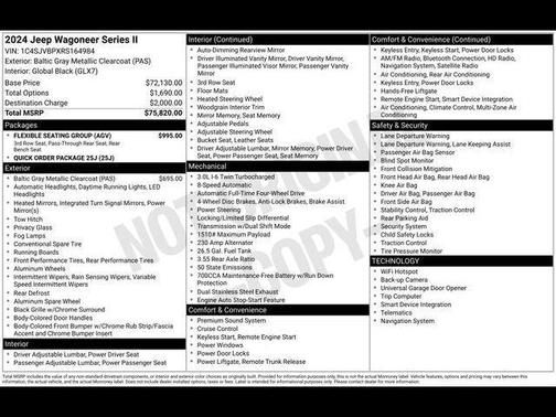 2024 Jeep Wagoneer Series II 4x4