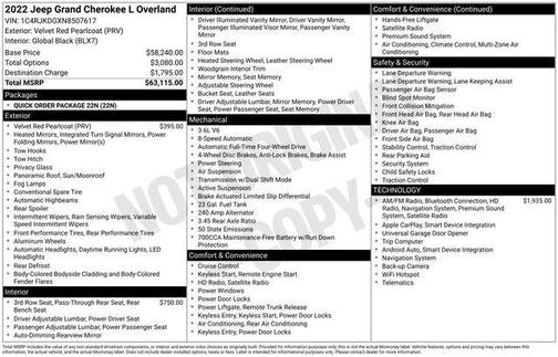 2022 Jeep Grand Cherokee L Overland
