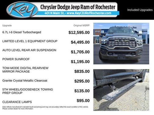 Granite Crystal Metallic Clearcoat 2025 RAM 2500 Limited Crew Cab 4x4 6'4' Box