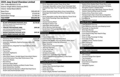 2025 Jeep Grand Cherokee Limited