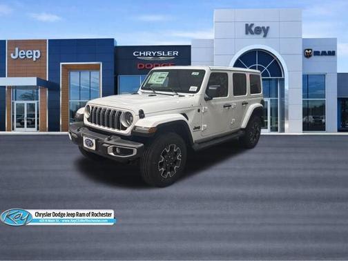 Bright White Clearcoat 2026 Jeep Wrangler 4-Door Sahara 4x4