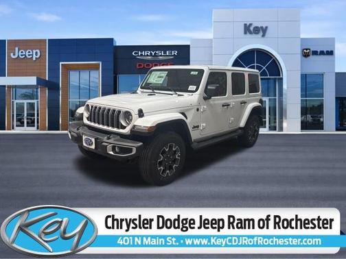 Bright White Clearcoat 2026 Jeep Wrangler 4-Door Sahara 4x4