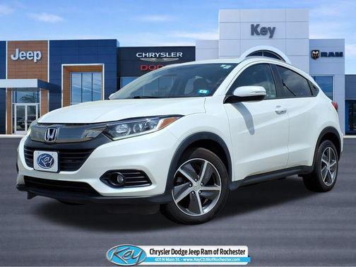 White 2022 Honda HR-V EX-L