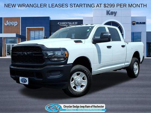 Bright White Clearcoat 2024 RAM 2500 Tradesman Crew Cab 4x4 6'4' Box