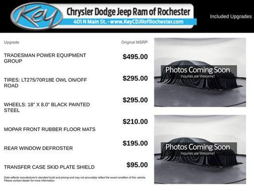 Bright White Clearcoat 2026 RAM 2500 Tradesman Regular Cab 4x4 8' Box