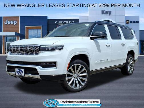 Bright White Clearcoat 2023 Jeep Grand Wagoneer L Series II 4x4