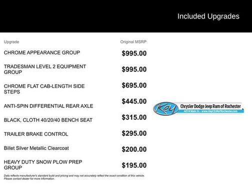 2019 RAM 2500 Tradesman Crew Cab 4x4 6'4' Box