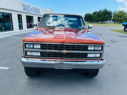 Orange 1983 GMC Pickup Truck Base