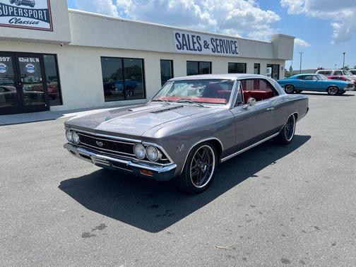 Silver 1966 Chevrolet Chevelle