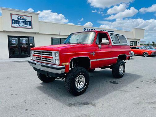 Red 1988 Chevrolet Blazer Base
