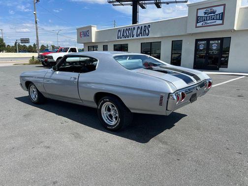 Silver 1972 Chevrolet Chevelle