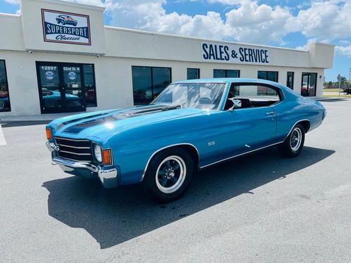 Blue 1972 Chevrolet Chevelle