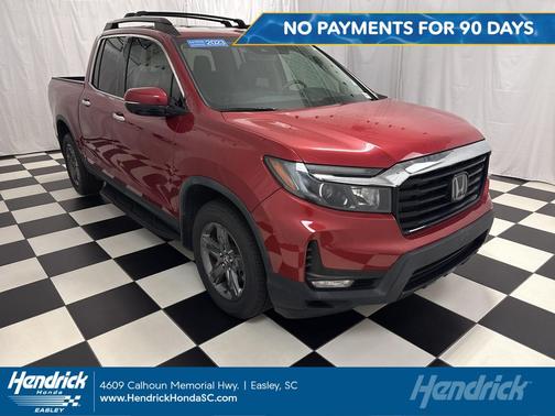 Radiant Red Metallic II 2023 Honda Ridgeline RTL-E